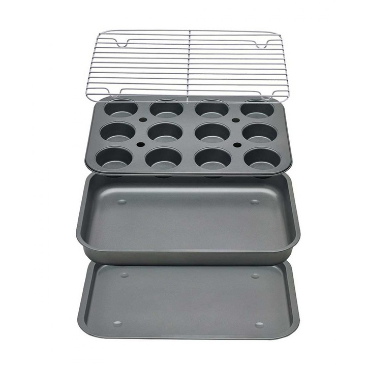 Kinghoff Kh-1409 acél sütőforma szett