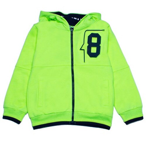 Hanorac, baiat, Sarabanda, Verde deschis/Negru