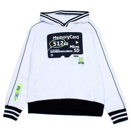 Hanorac baiat Sarabanda, Alb/Negru