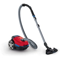 aspirator cu sac philips performer compact tehnologie airflow max filtru anti-alergeni accesorii integrate usor de curatat capacitate 3 l putere de 900 w design compact culoare rosu imagen 59_0_
0
