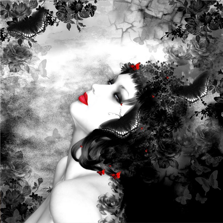 Fototapet tematic Wizard Genius P3034 dimensiune 240cm (L) x 260cm (I) alb cu negru