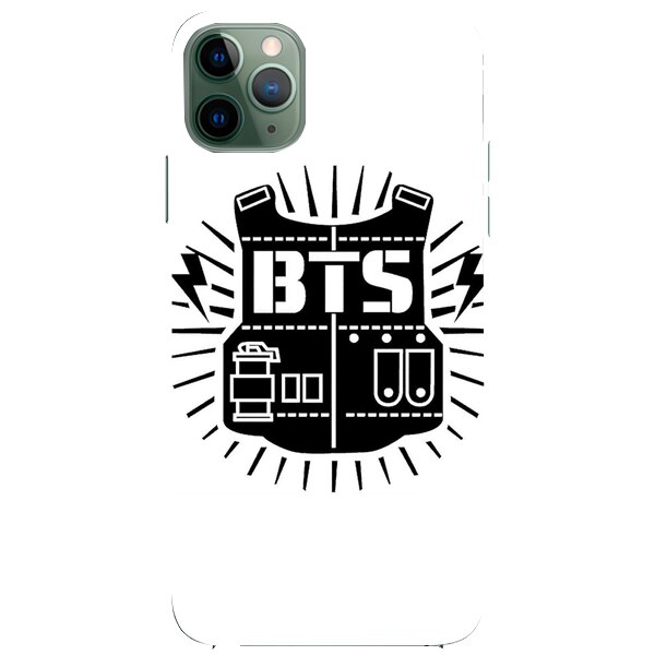Husa din Silicon, BTS Logo Army pentru iPhone 11 Pro, Multicolor