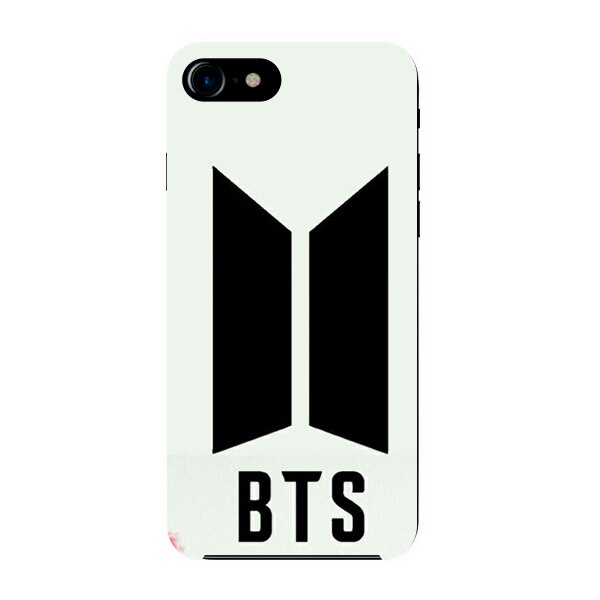 Husa din Silicon, BTS Logo Flowers pentru iPhone 7 Plus, Multicolor