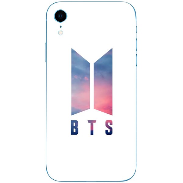 Husa din Silicon, BTS Logo Colours pentru iPhone XR, Multicolor