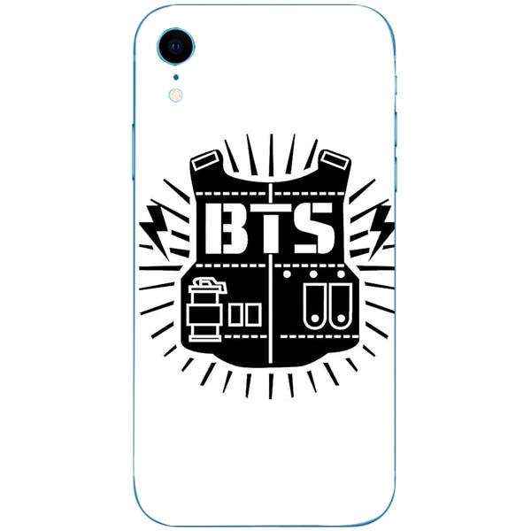 Husa din Silicon, BTS Logo Army pentru iPhone XR, Multicolor