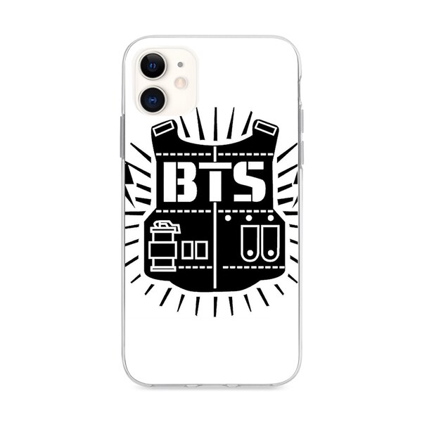 Husa din Silicon, BTS Logo Army pentru iPhone 11, Multicolor