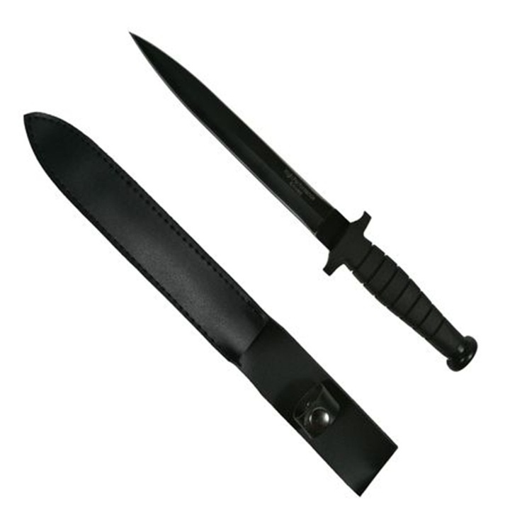 Cutit baioneta cu lama dubla,professional tactical knife, 35 cm, Commando,negru
