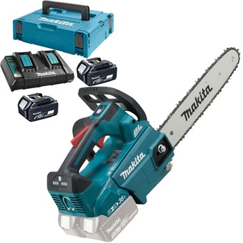 Fierastrau Linx cu acumulatori Makita DUC406Z26DJ, 18 V, 6 Ah, 40 cm lungime lama, 20 m/s viteza lant, 2 acumulatori, incarcator, lama, lant Fierastrau Linx cu acumulatori Makita DUC406Z26DJ, 18 V, 6 Ah, 40 cm lungime lama, 20 m/s viteza lant, 2 acumulatori, incarcator, lama, lant