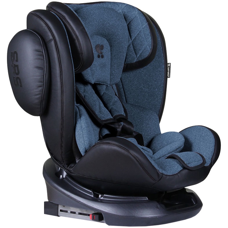 Scaun auto ISOFIX Lorelli Aviator SPS, rotativ, 0-36 Kg, Black & Blue ...