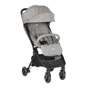 Joie – Carucior ultracompact Pact de la 0 luni, spatar reglabil, suspensii pe toate rotiile Gray Flannel Joie – Carucior ultracompact Pact de la 0 luni, spatar reglabil, suspensii pe toate rotiile Gray Flannel