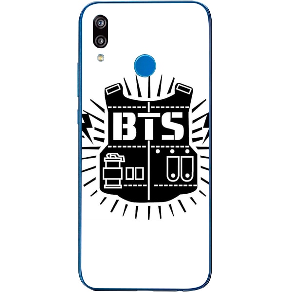 Husa din Silicon, BTS Logo Army pentru Huawei P20 Lite, Multicolor