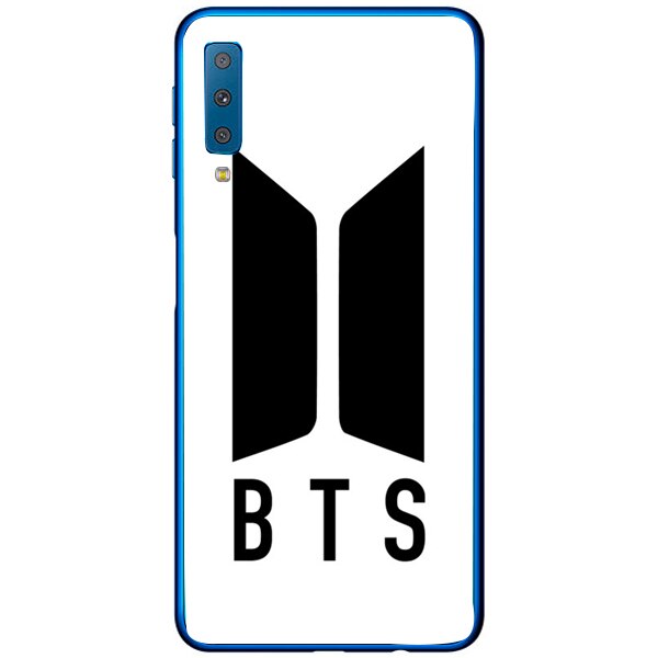 Husa din Silicon, BTS Logo pentru Samsung Galaxy A7 (2018), Multicolor