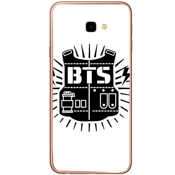 Husa din Silicon, BTS Logo Army pentru Samsung Galaxy J4 Plus, Multicolor
