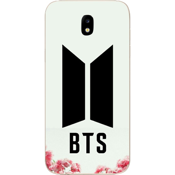 Husa din Silicon, BTS Logo Flowers pentru Samsung Galaxy J5 (2017), Multicolor