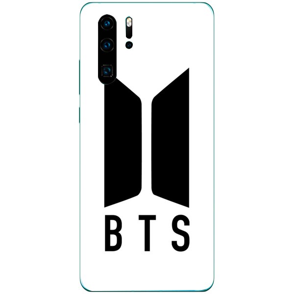 Husa din Silicon, BTS Logo pentru Huawei P30 Pro, Multicolor