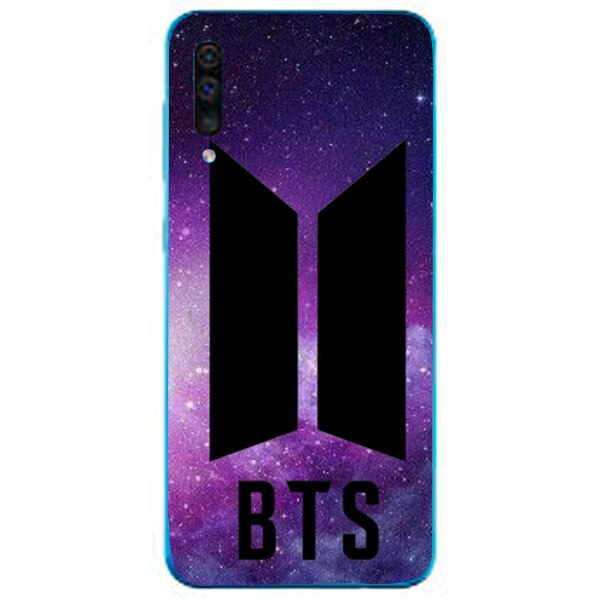 Husa din Silicon, BTS Logo Universe pentru Samsung Galaxy A70, Multicolor
