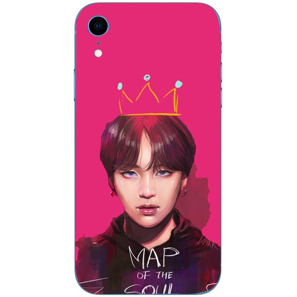 Husa din Silicon, BTS Map of the soul pentru iPhone XR, Multicolor