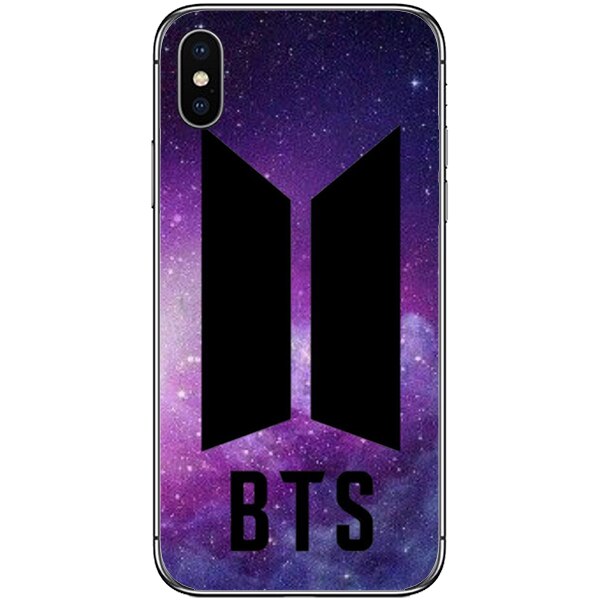 Husa din Silicon, BTS Logo Universe pentru iPhone XS Max, Multicolor