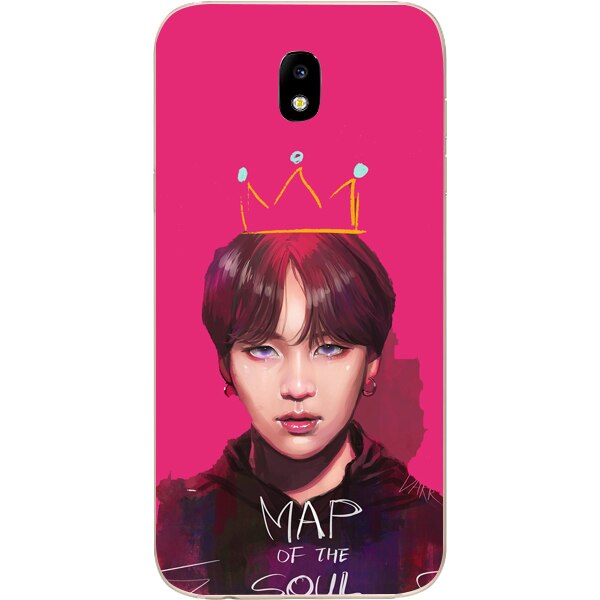 Husa din Silicon, BTS Map of the soul pentru Samsung Galaxy J5 (2017), Multicolor