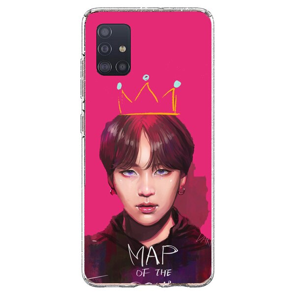 Husa din Silicon, BTS Map of the soul pentru Samsung Galaxy A51, Multicolor