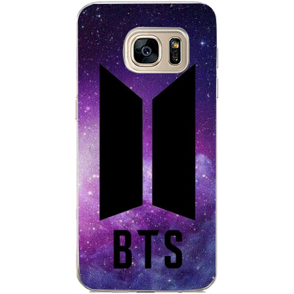 Husa din Silicon, BTS Logo Universe pentru Samsung Galaxy S7 Edge, Multicolor