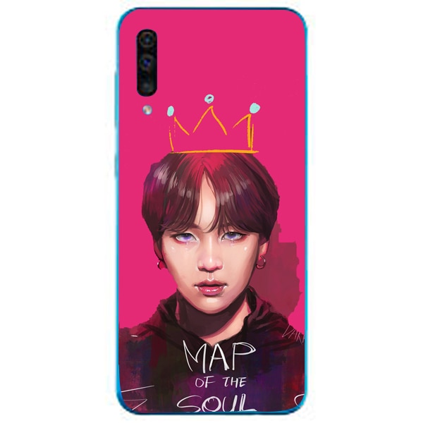 Husa din Silicon, BTS Map of the soul pentru Samsung Galaxy A50, Multicolor