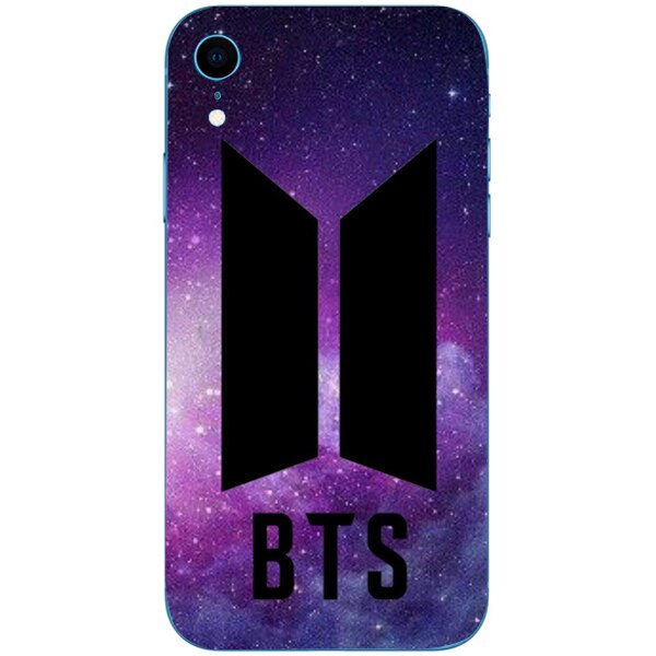 Husa din Silicon, BTS Logo Universe pentru iPhone XR, Multicolor