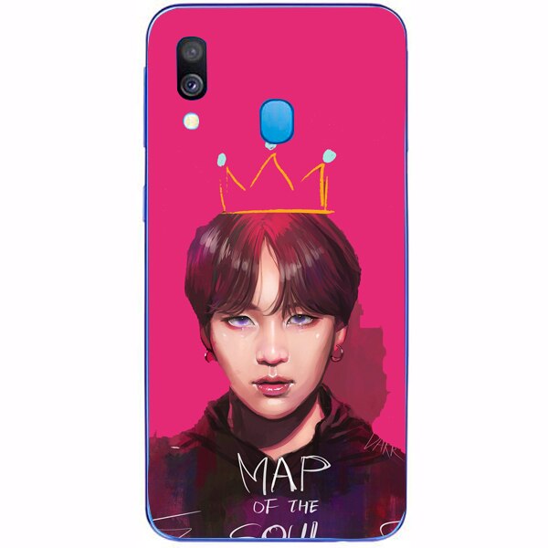 Husa din Silicon, BTS Map of the soul pentru Samsung Galaxy A20e, Multicolor