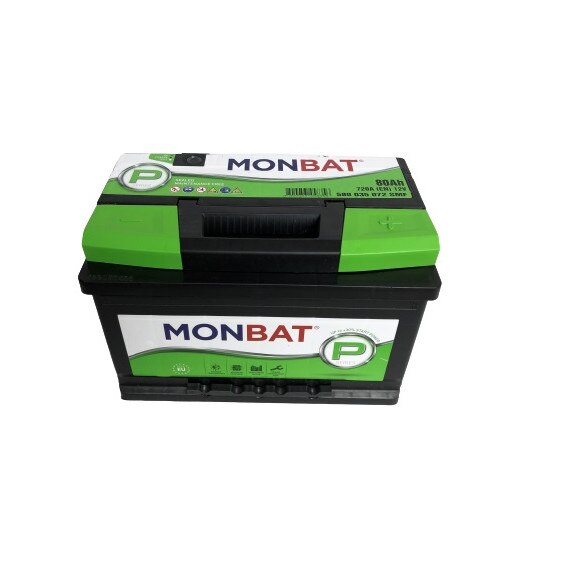 Baterie auto Monbat Premium, 80 Ah, 710 A