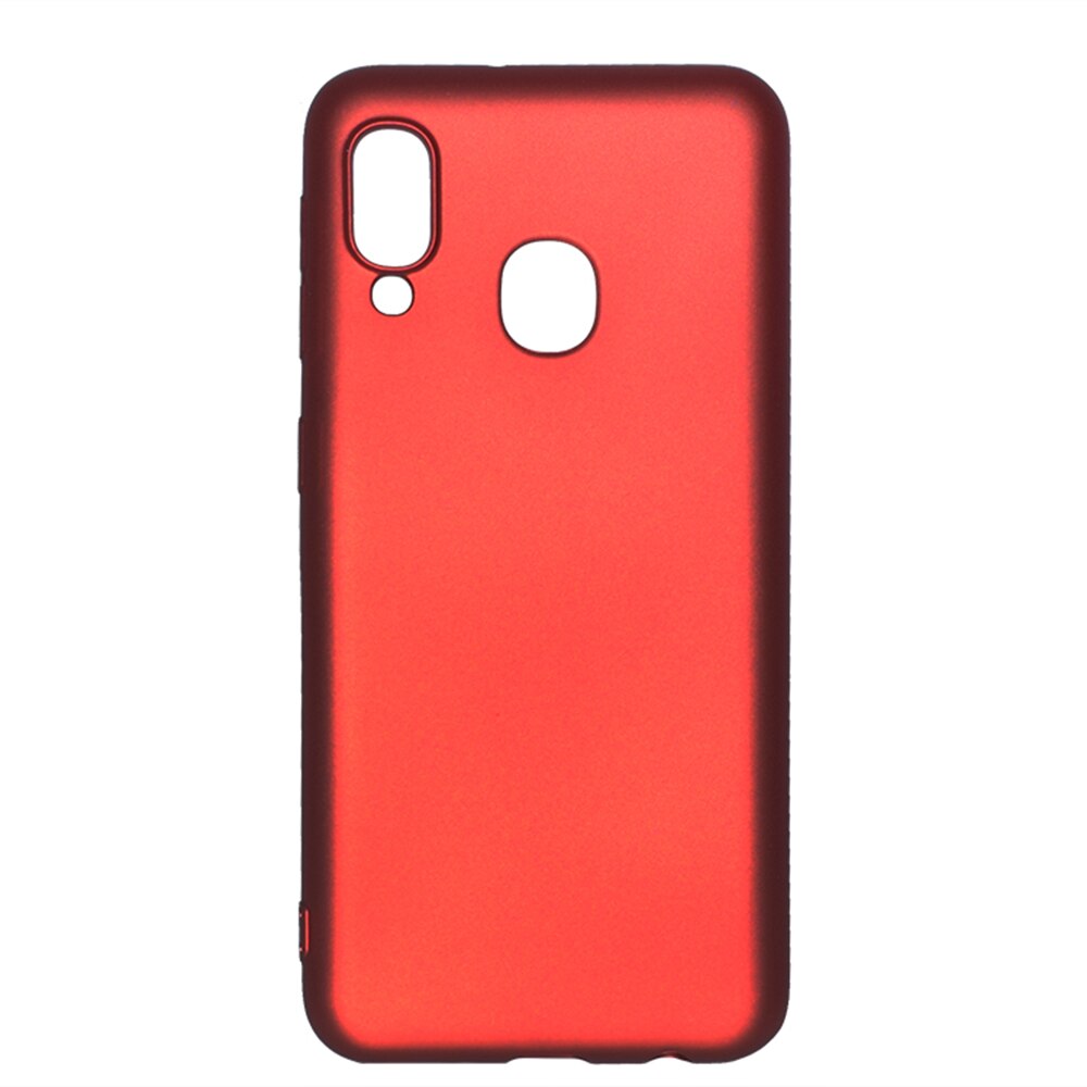 Husa de protectie spate Level pentru Samsung Galaxy A20e, Silicon,Rosu
