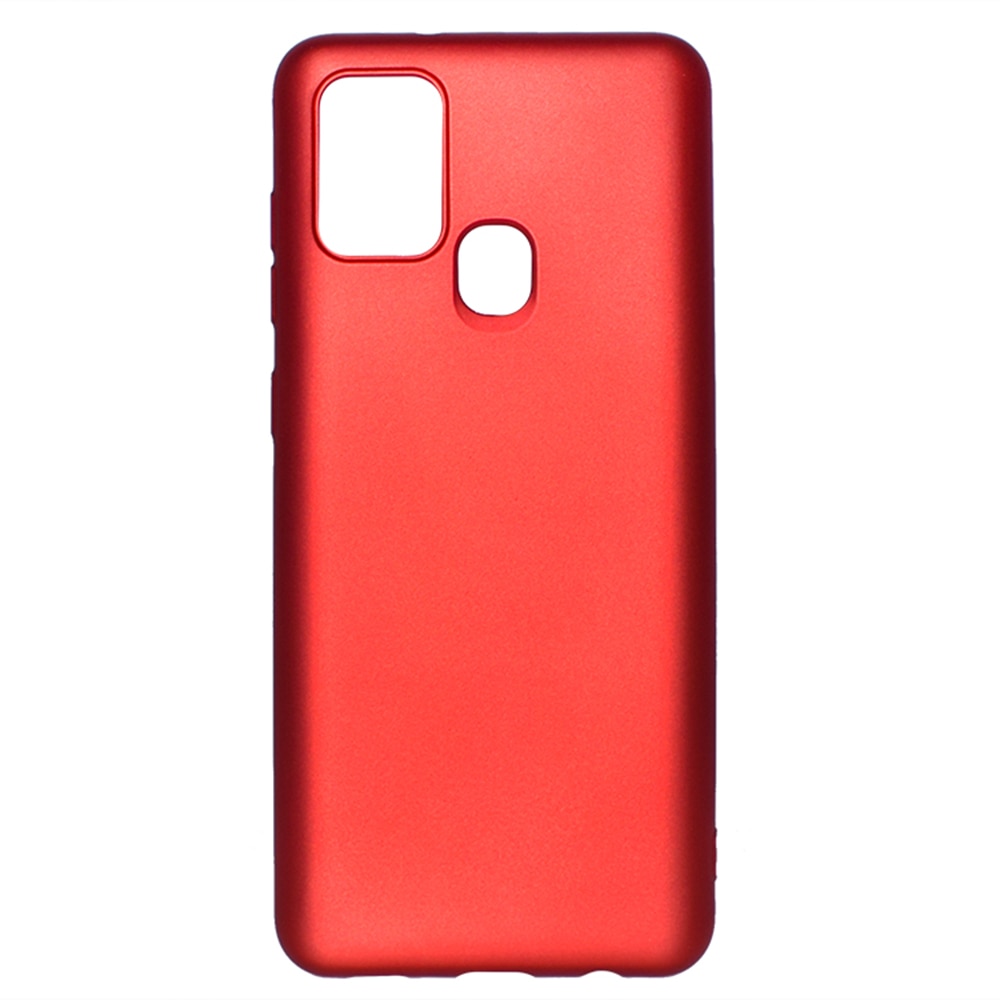 Husa de protectie spate Level pentru Samsung Galaxy A21s, Silicon,Rosu