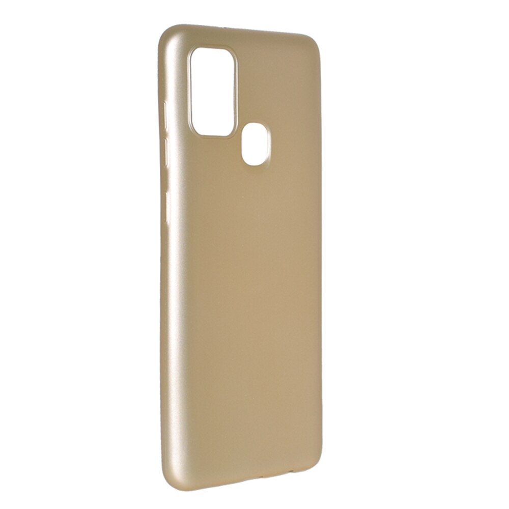 Husa de protectie spate Level pentru Samsung Galaxy A21s, Silicon, Auriu