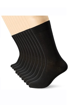 JUP - Комплект мъжки чорапи Basic CHRP-BAS-10PK, 10 Pack, Черен, 43-46