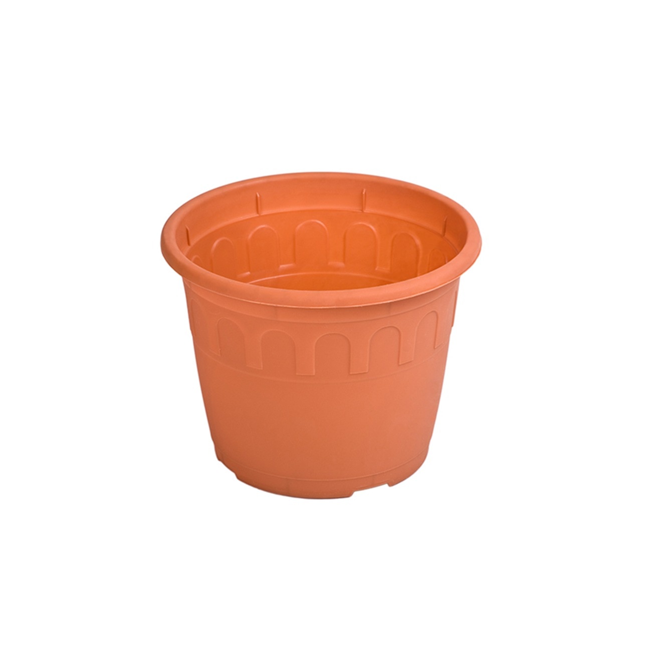 Ghiveci Hera diametru 32 cm, maro teracota