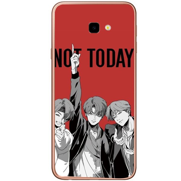 Husa din Silicon, BTS Not today pentru Samsung Galaxy J4 Plus, Multicolor