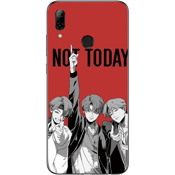 Husa din Silicon, BTS Not today pentru Huawei P30 Lite, Multicolor