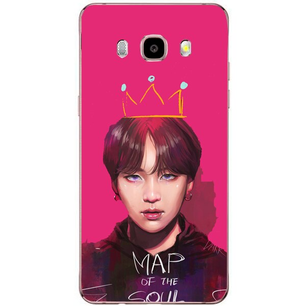 Husa din Silicon, BTS Map of the soul pentru Samsung Galaxy J5 (2016), Multicolor