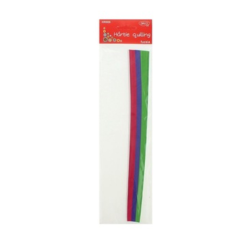 Hartie qulling 30x0.5cm 200/set fucsia DACO HR906 Hartie qulling 30x0.5cm 200/set fucsia DACO HR906