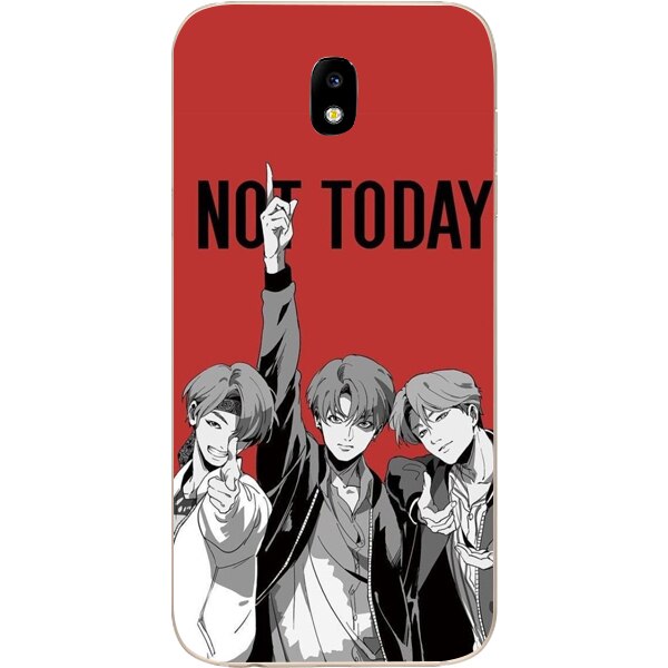 Husa din Silicon, BTS Not today pentru Samsung Galaxy J5 (2017), Multicolor