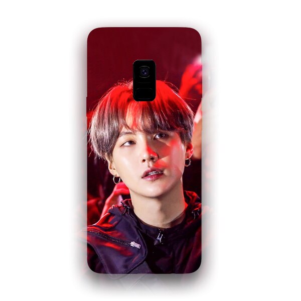 Husa din Silicon, BTS Suga pentru Samsung Galaxy S9 Plus, Multicolor