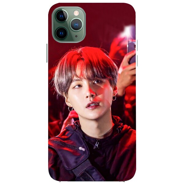 Husa din Silicon, BTS Suga pentru iPhone 11 Pro, Multicolor