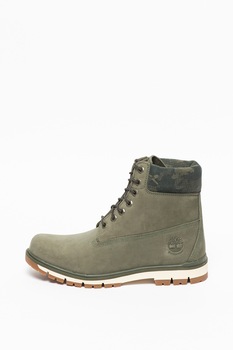Timberland, Ghete impermeabile din piele nabuc Radford, Verde militar, 7 Timberland, Ghete impermeabile din piele nabuc Radford, Verde militar, 7