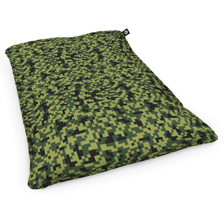 Fotoliu Updeco Puf Bean Bag tip Perna, impermeabil, indoor/outdoor, sac interior, 115 x 150 x 25 cm, Minecraft