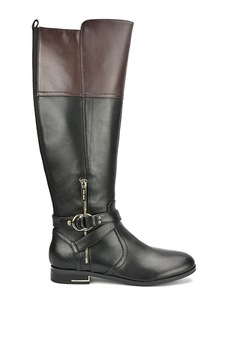 NINE WEST, Cizme inalte de piele Linore NINE WEST, Cizme inalte de piele Linore