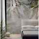 Fototapet Decorativ WhiteBack, Frunze in Stil Mural, Dimensiune 200x300 cm