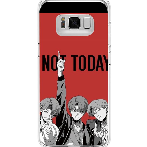 Husa din Silicon, BTS Not today pentru Samsung Galaxy S8, Multicolor