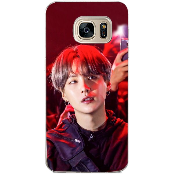 Husa din Silicon, BTS Suga pentru Samsung Galaxy S7 Edge, Multicolor