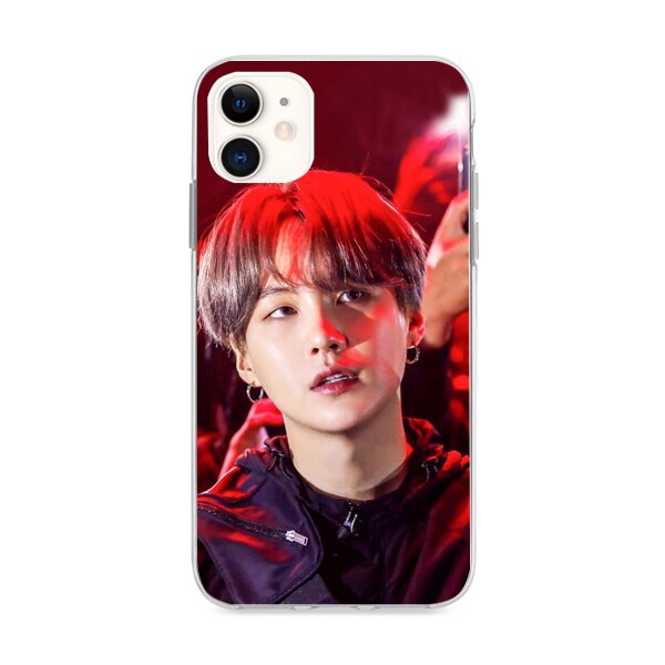 Husa din Silicon, BTS Suga pentru iPhone 11, Multicolor