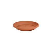 Farfurie cu diametru 26 cm pentru ghiveci Hobby de 30 cm sau Hera de 28 cm, maro teracota