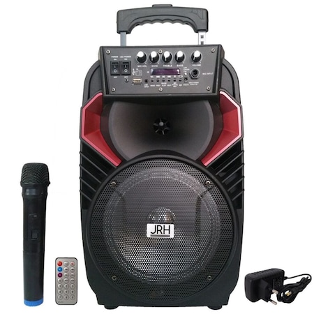 Boxa Bluetooth activa, portabila, tip troller, JRH A82 , microfon inclus, Bluetooth, AUX, Radio Fm, USB